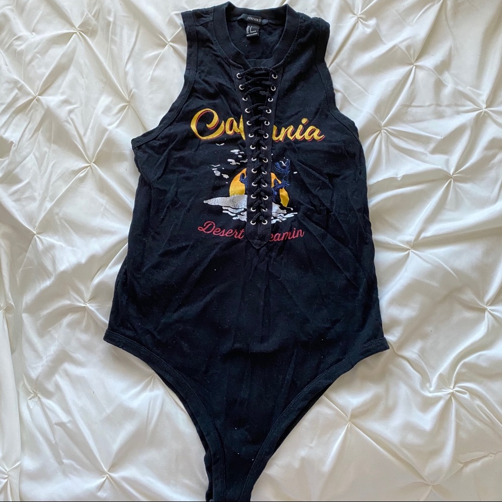 Forever 21 black bodysuit